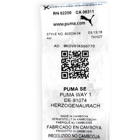 Puma Full Zip Logo Hoodie XL (Child) - Picture 9 of 12